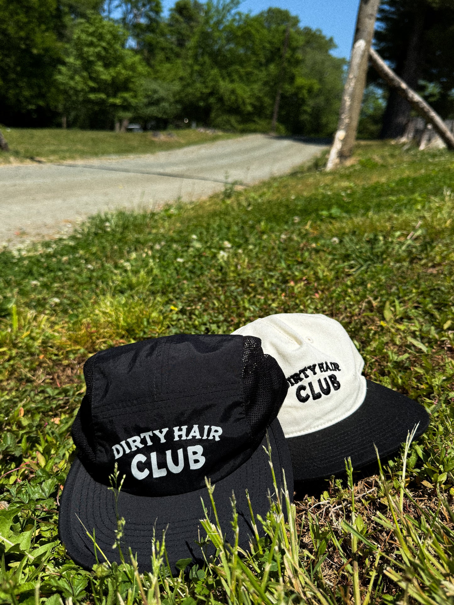 Dirty Hair Club 5-Panel Active Hat | dark
